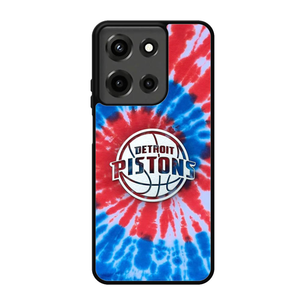 Detroit Pistons Tie Dye Style Logo Motorola Moto G 5G 2025 Case FE8201