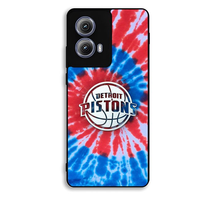 Detroit Pistons Tie Dye Style Logo Motorola Moto Edge 2024 Case FE8201