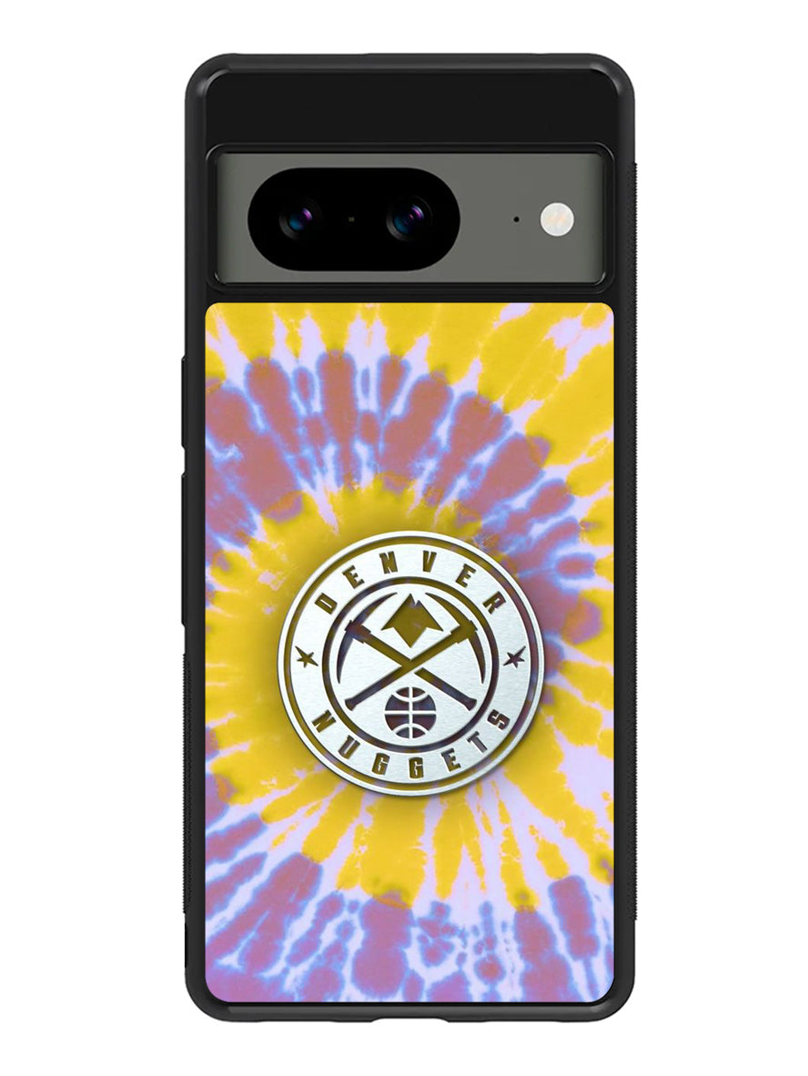 Denver Nuggets Tie Dye Style Logo Google Pixel 8a Case