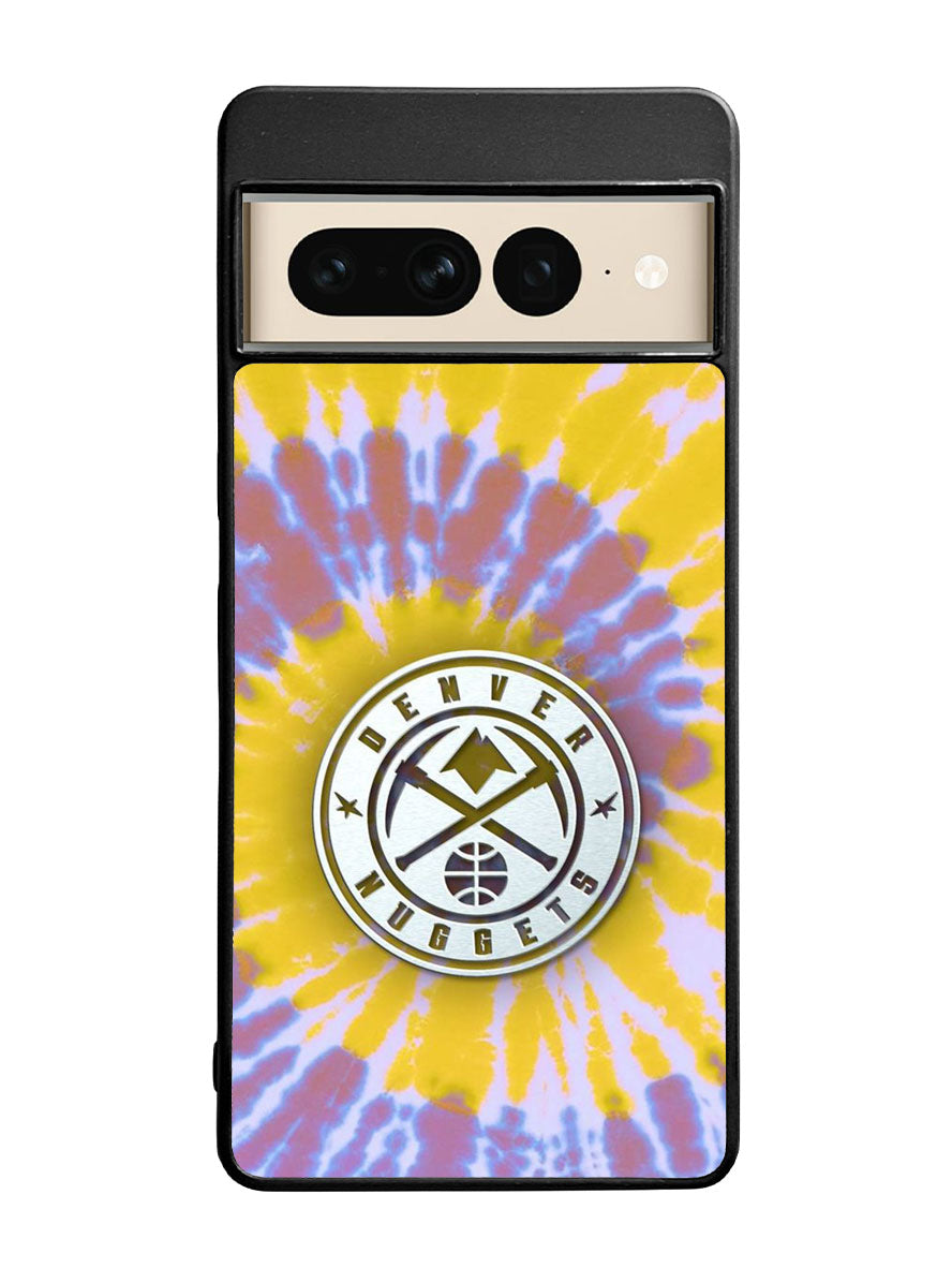 Denver Nuggets Tie Dye Style Logo Google Pixel 7 Pro Case