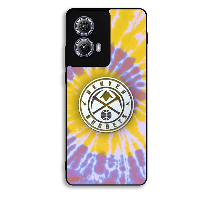 Denver Nuggets Tie Dye Style Logo Motorola Moto Edge 2024 Case FE2232