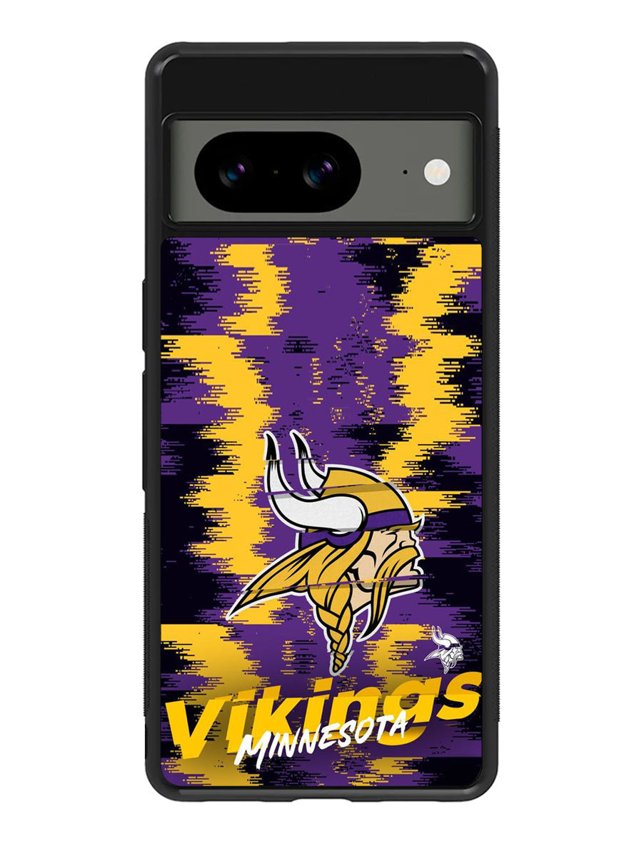 Minnesota Vikings Torn Paper Style Logo Google Pixel 8a Case