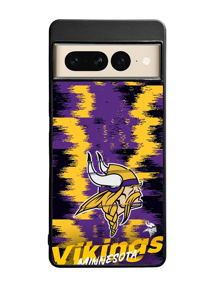 Minnesota Vikings Torn Paper Style Logo Google Pixel 7 Pro Case