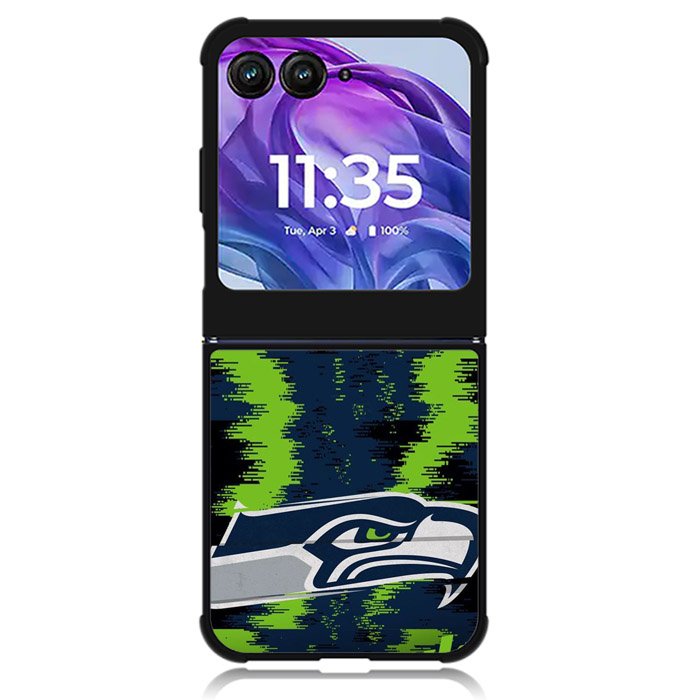 Seattle Seahawks NFL Team Logo Motorola Moto Razr 2024 , Moto Razr 50 Case