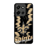 New Orleans Saints NFL Team Logo Motorola Moto G 5G 2025 Case FE6960