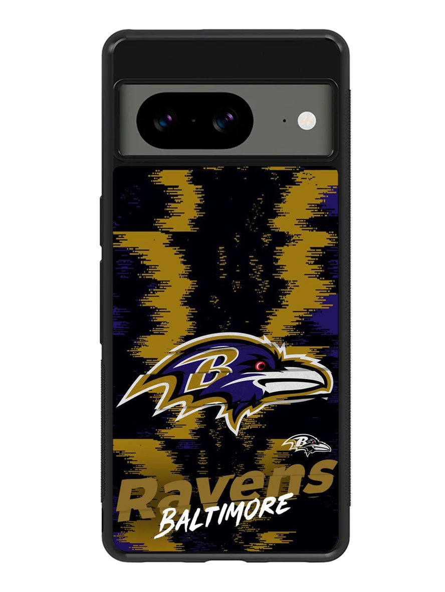 Baltimore Ravens NFL Team Logo Google Pixel 8a Case