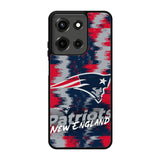 New England Patriots NFL Team Logo Motorola Moto G 5G 2025 Case FE4071
