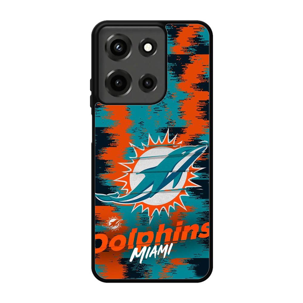 Miami Dolphins NFL Team Logo Motorola Moto G 5G 2025 Case FE1501