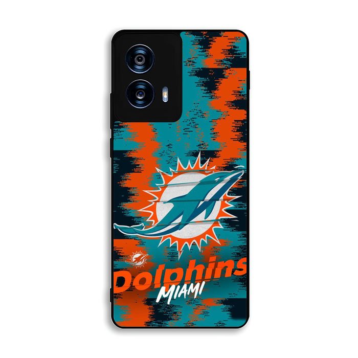 Miami Dolphins NFL Team Logo Motorola Moto G Power 5G 2024 Case FE1501