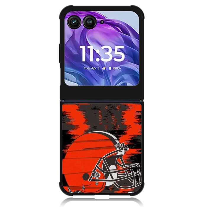 Cleveland Browns Nfl Team Logo Motorola Moto Razr 2024 , Moto Razr 50 Case