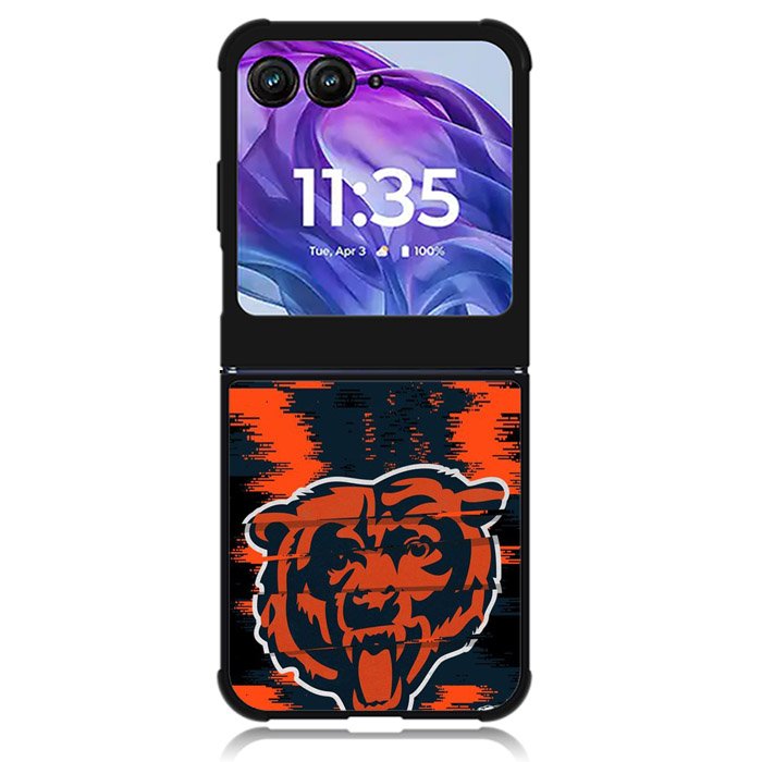 Chicago Bears Nfl Team Logo Motorola Moto Razr 2024 , Moto Razr 50 Case