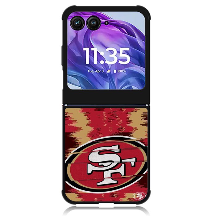 San Francisco 49Ers NFL Team Logo Motorola Moto Razr 2024 , Moto Razr 50 Case