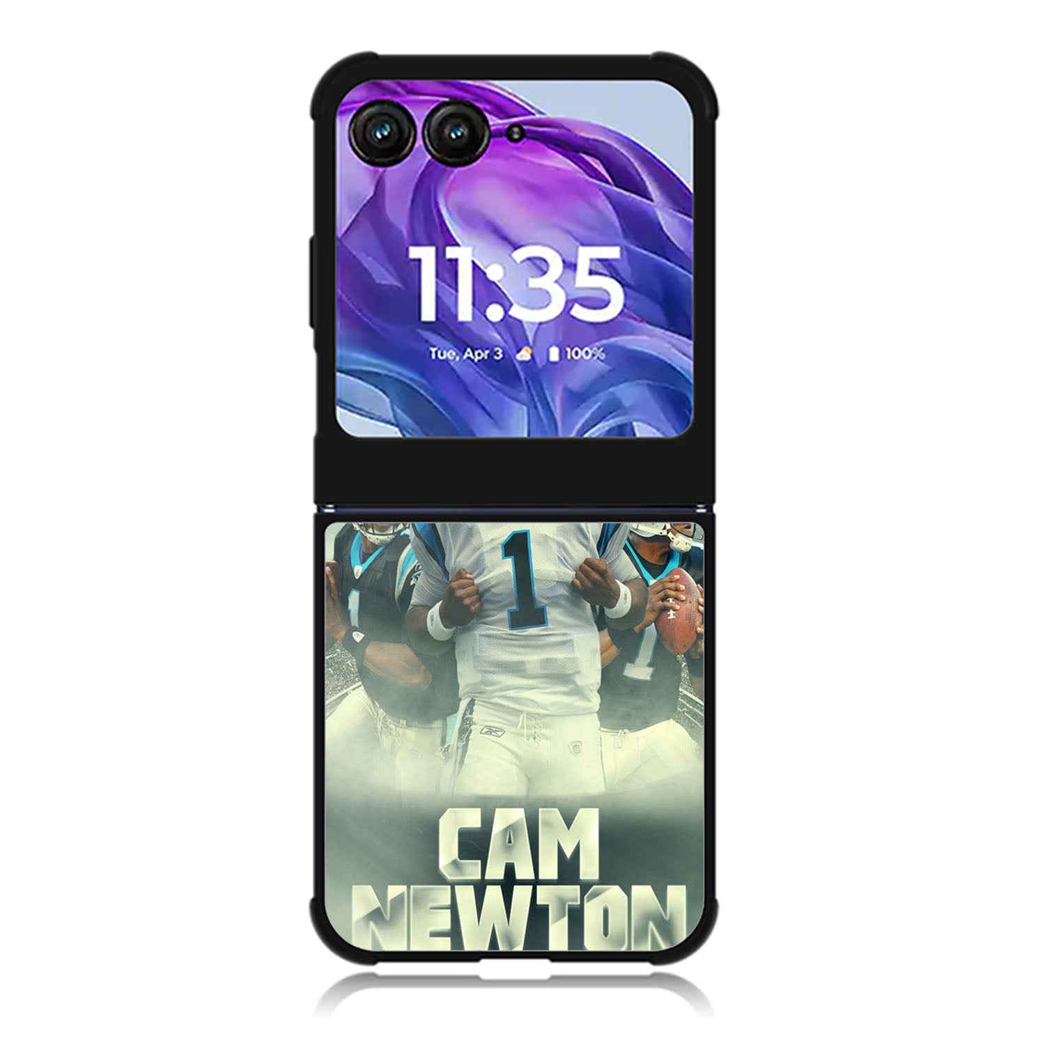 Cam Newton Carolina Pathers Motorola Moto Razr 2024 , Moto Razr 50 Case FE2919