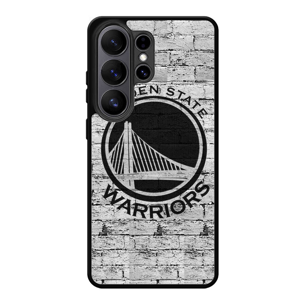 Golden State Warriors Logo In The Wall Samsung Galaxy S26 Ultra Case BC2835
