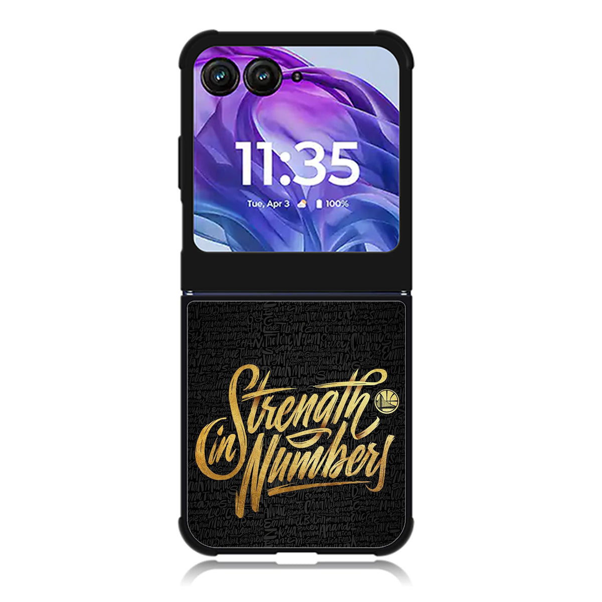 Golden State Warriors Typography Motorola Moto Razr Plus 2025/2024 Case, Moto Razr 50 Ultra 5G BC2840