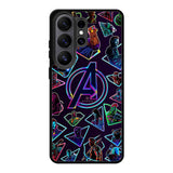 Avengers Logo And All Hero Samsung Galaxy S26 Plus Case