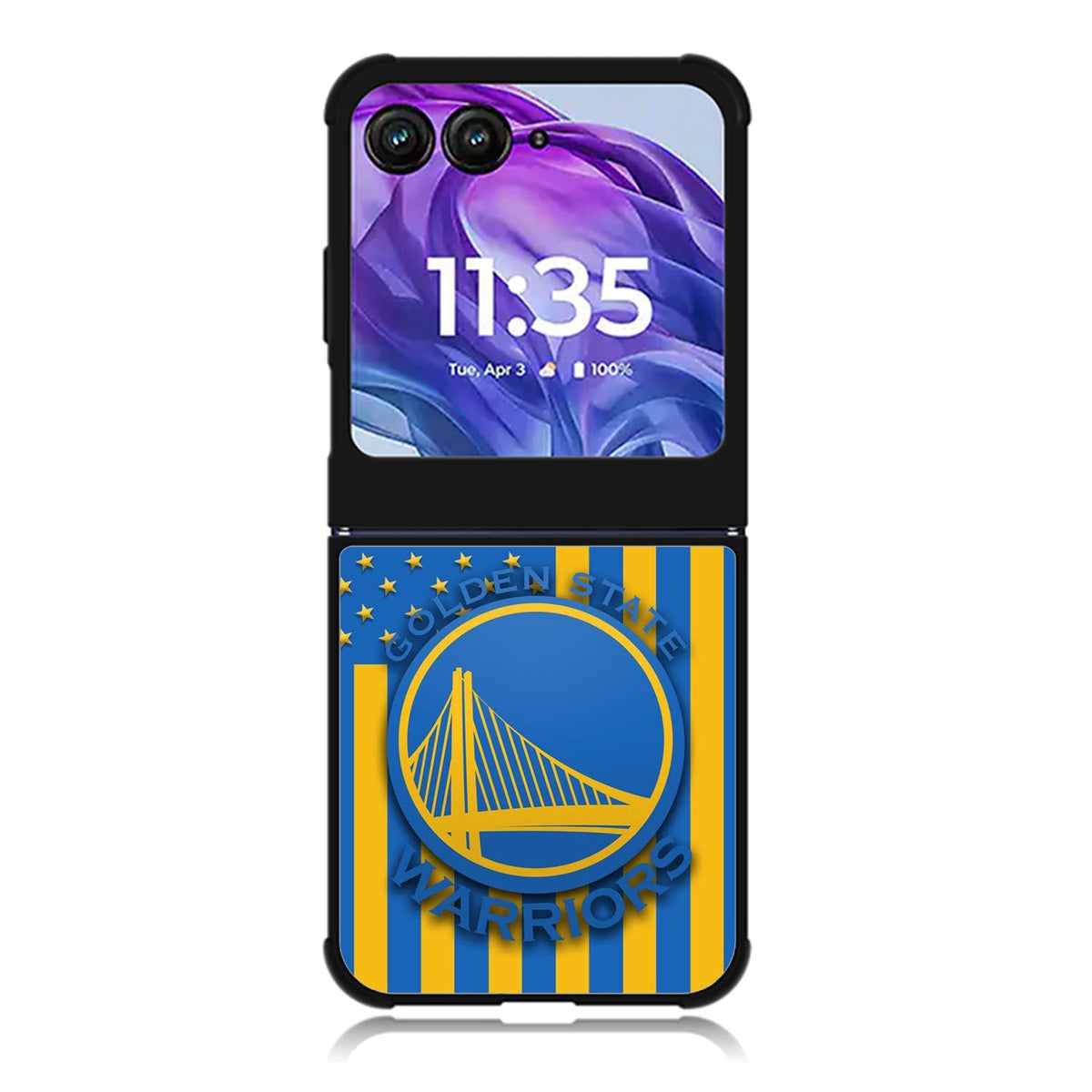 Golden State Warriors American Flag Motorola Moto Razr 2024 , Moto Razr 50 Case FE2830