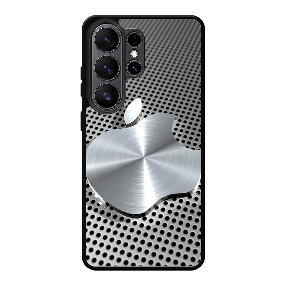 3D Apple Silver Samsung Galaxy S26 Ultra Case BC2825