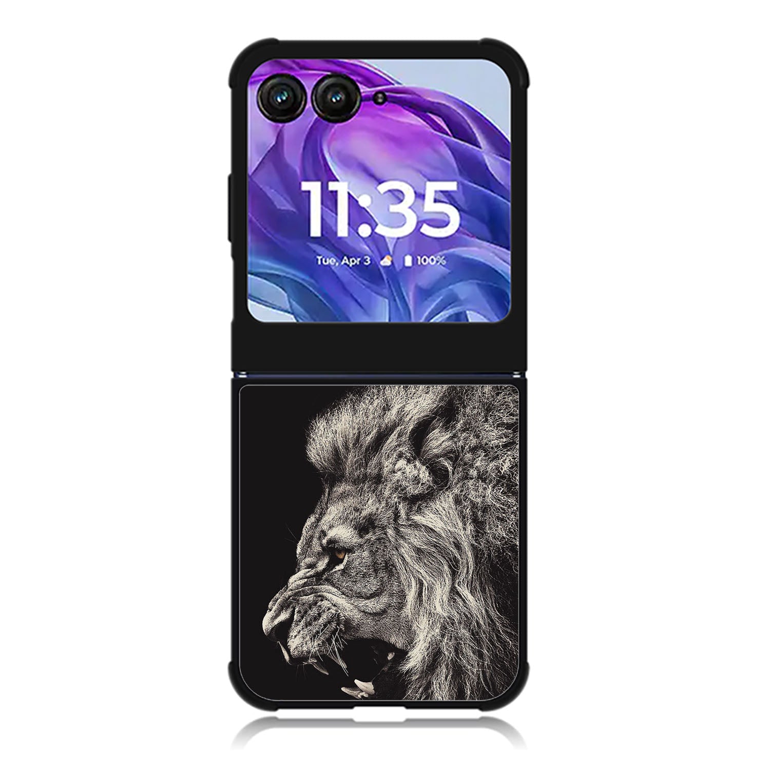 Male Lion Motorola Moto Razr 2024 , Moto Razr 50 Case FE2866