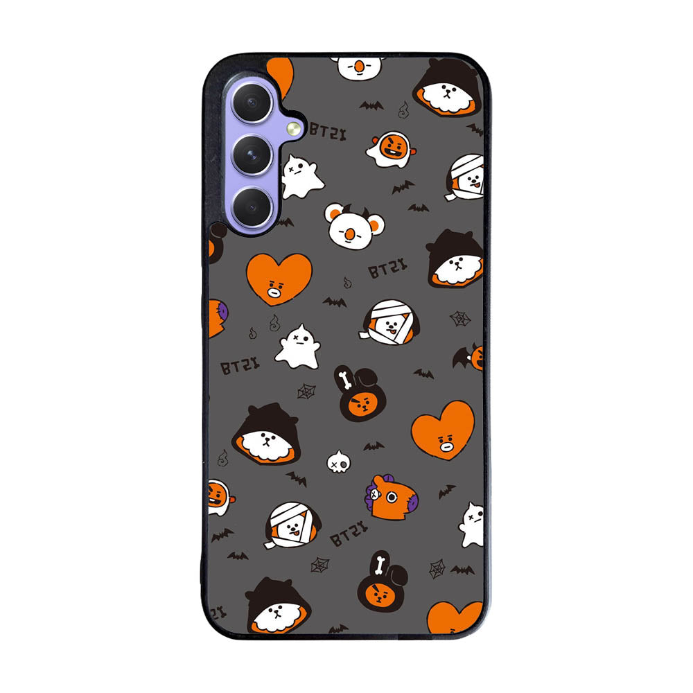 BTS BT21 Happy Halloween Case Samsung Galaxy A55 5G BC2912