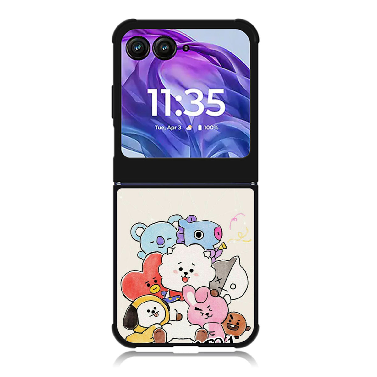 BTS BT21 Motorola Moto Razr Plus 2025/2024 Case, Moto Razr 50 Ultra 5G BC2914