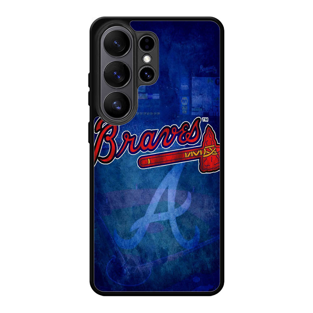 Atlanta braves wallpaper Samsung Galaxy S26 Plus Case