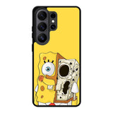 Spongebob Cartoon Skeletoon Samsung Galaxy S26 Plus Case DC1716