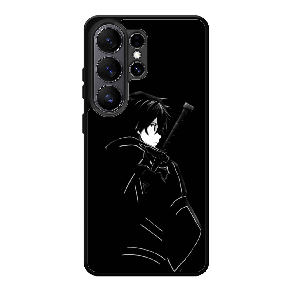 Sword Art Online Kirito Silouete Anime Lovers Samsung Galaxy S26 Plus Case