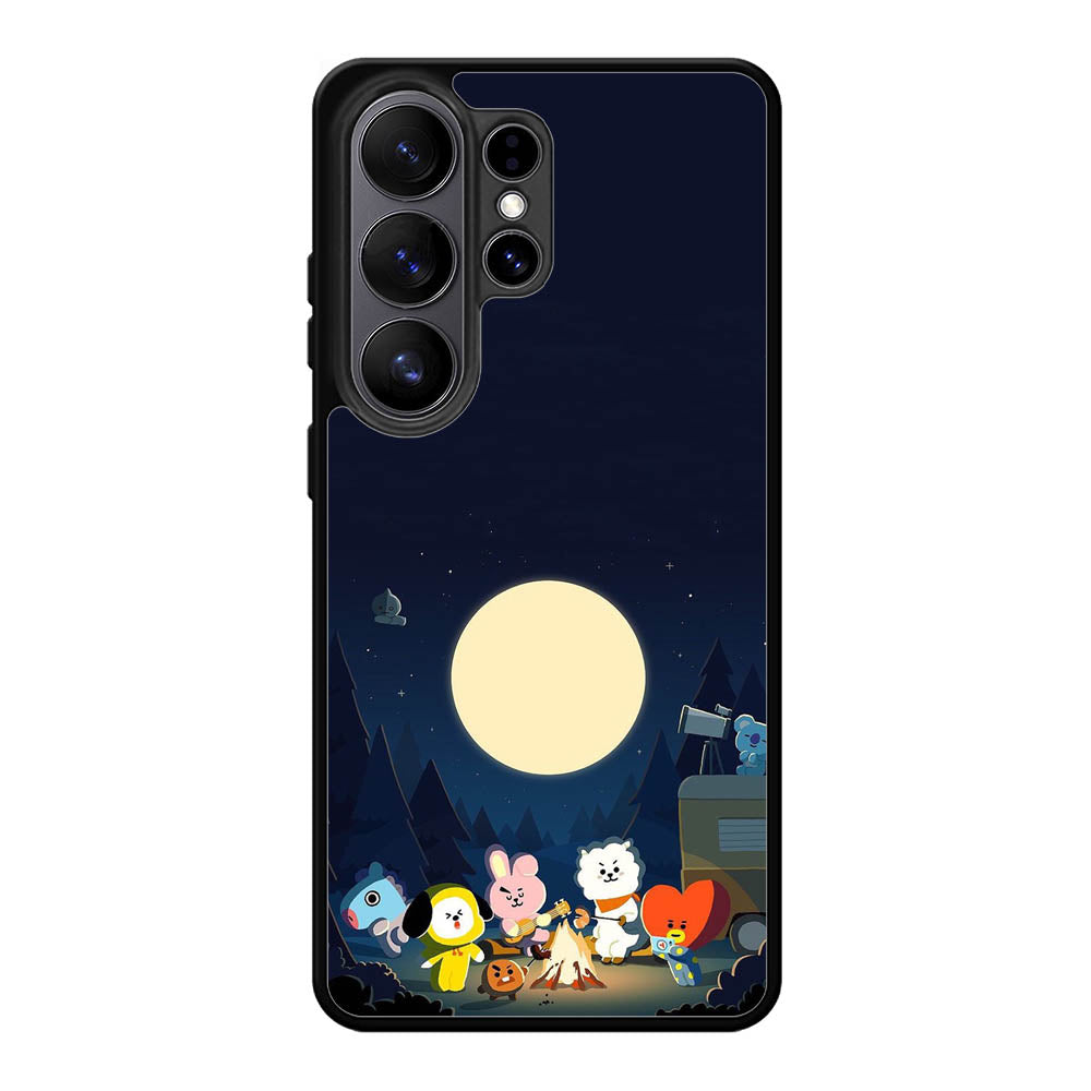 BTS Bt21 Team Camping In Forest Samsung Galaxy S26 Plus Case DC0253