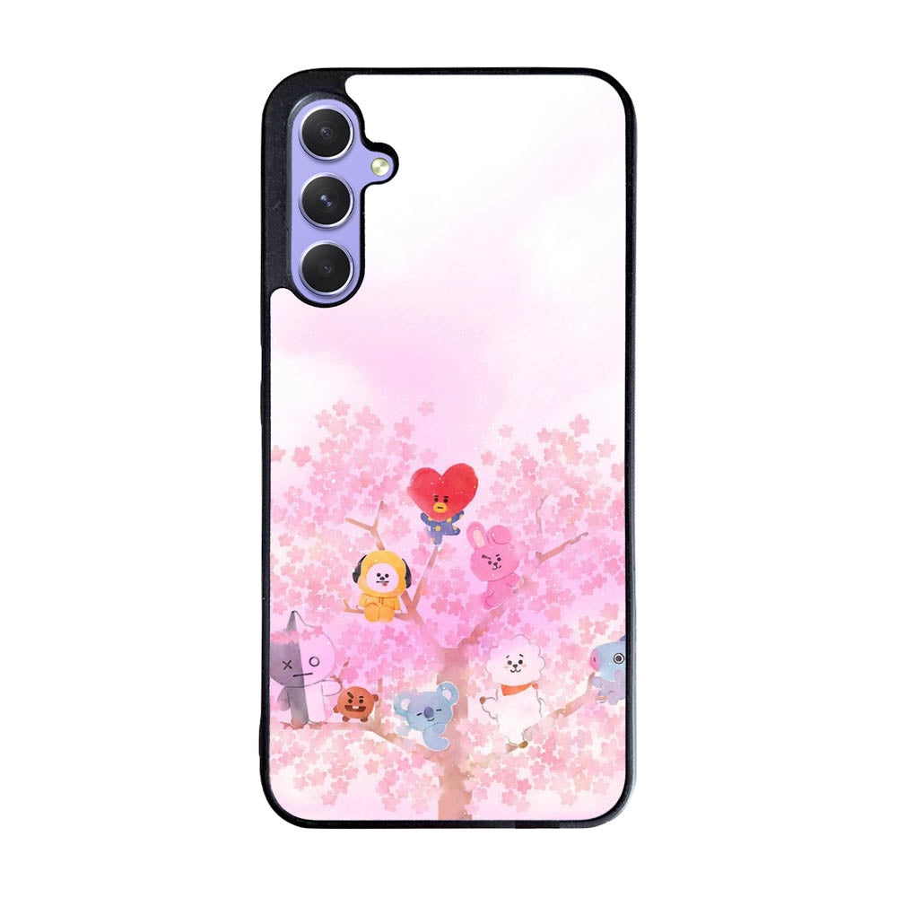 BTS BT21 Sakura Summer Case Samsung Galaxy A55 5G BC2915