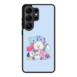 BTS BT21 Blue Texture Samsung Galaxy S26 Plus Case