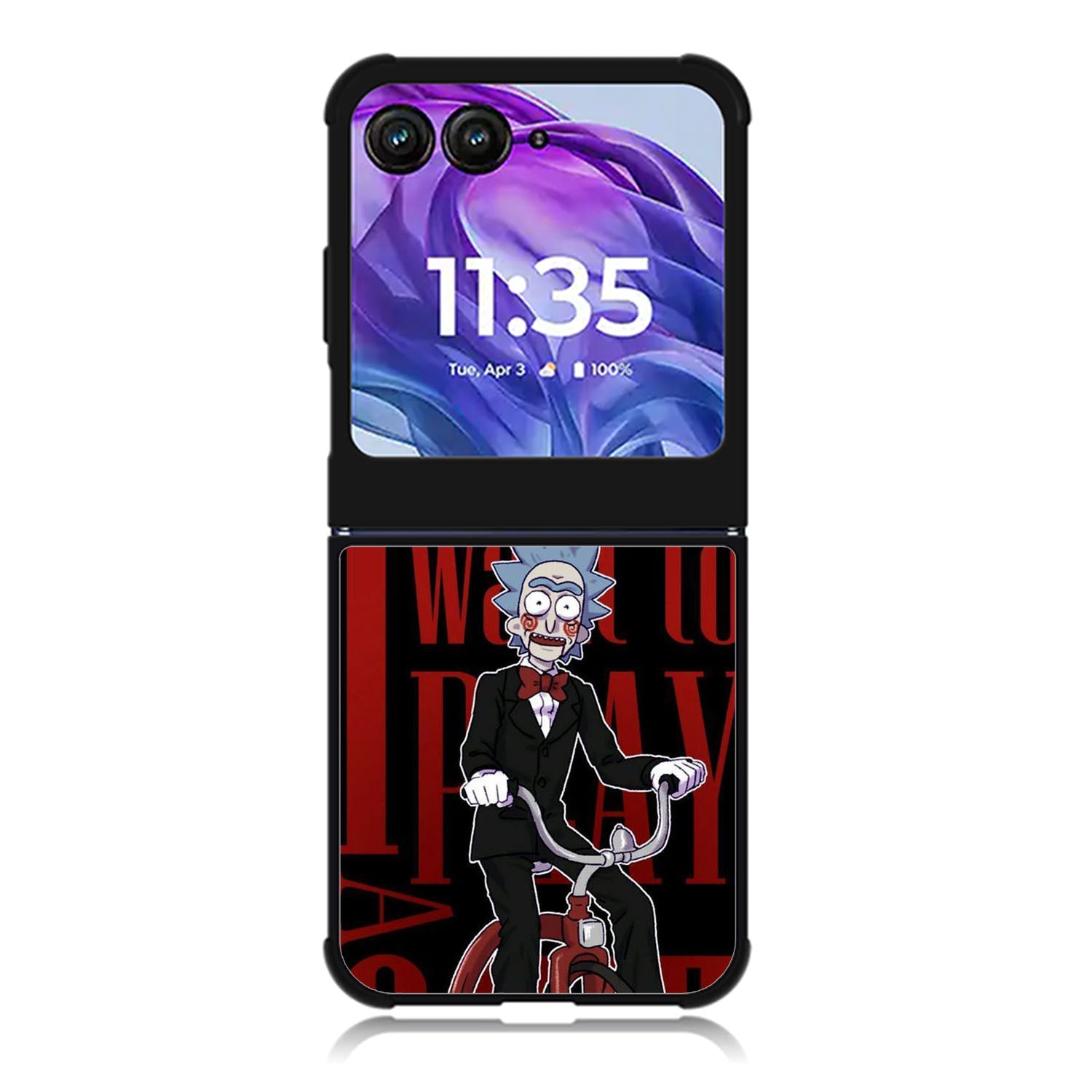 Rick I Want To Play a Game Motorola Moto Razr 2024 , Moto Razr 50 Case FE2891