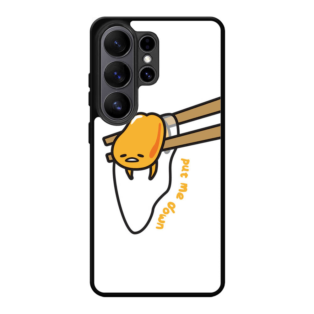 Put Me Down Gudetama Samsung Galaxy S26 Plus Case