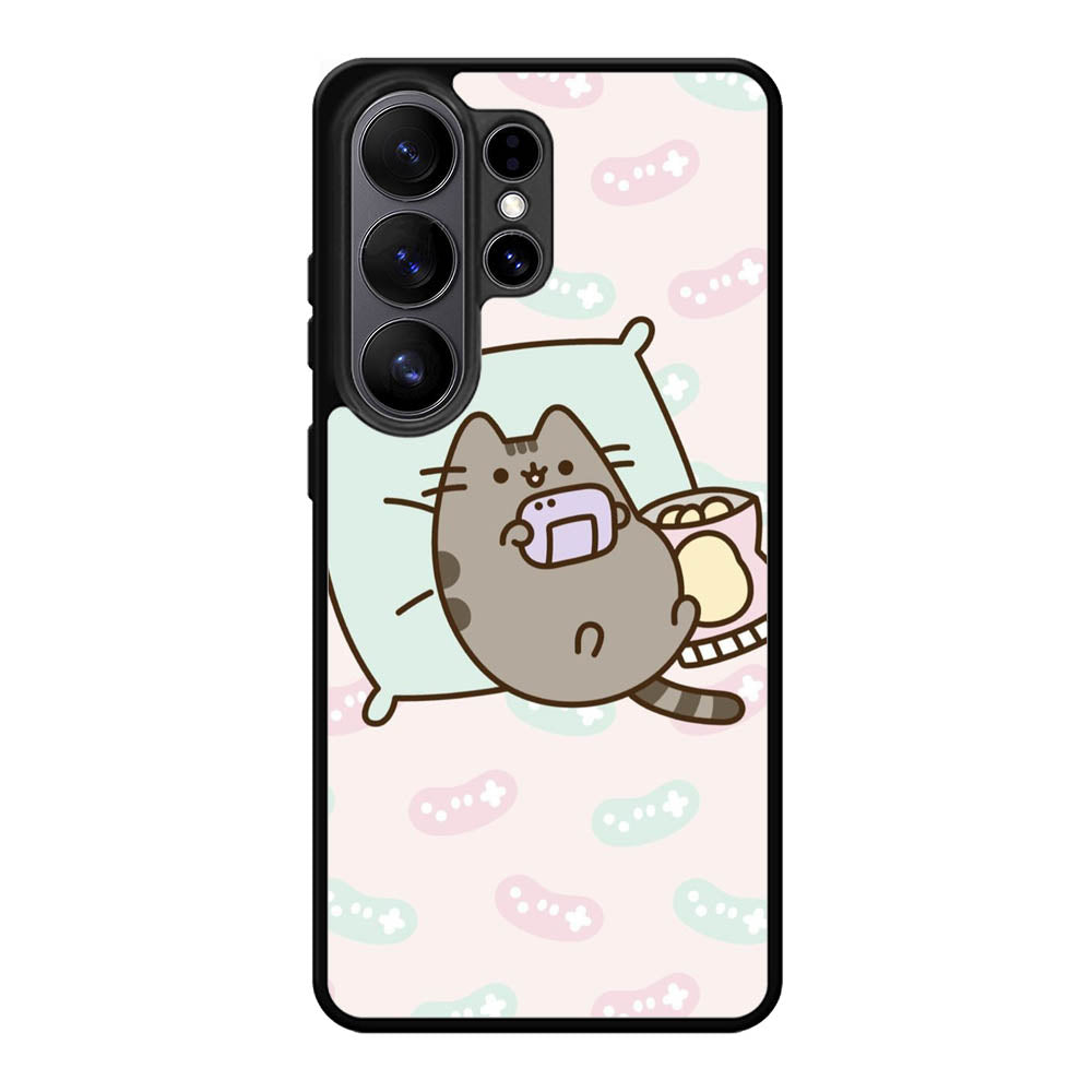 Pusheen The Cat Enjoy Gaming Samsung Galaxy S26 Plus Case DC1534