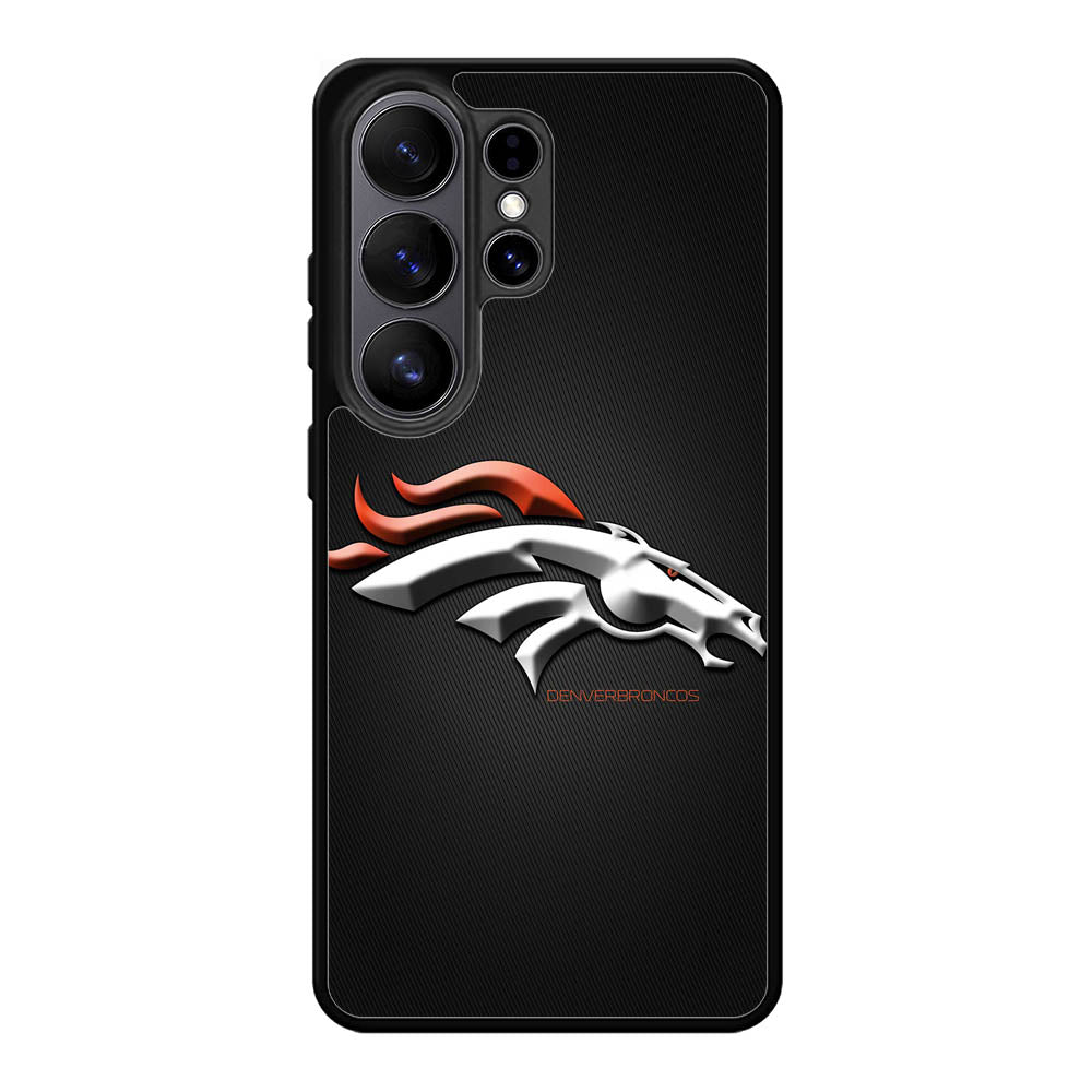 Denver Broncos Grey Background Samsung Galaxy S26 Plus Case