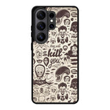 Classic Horror Pattern Samsung Galaxy S26 Plus Case