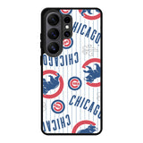 Chicago Cubs Baseball Doodle Samsung Galaxy S26 Plus Case