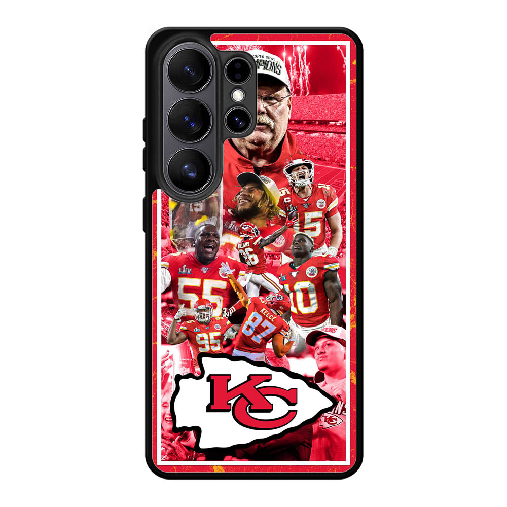 the super bowl Champion Kansas City Samsung Galaxy S26 Plus Case