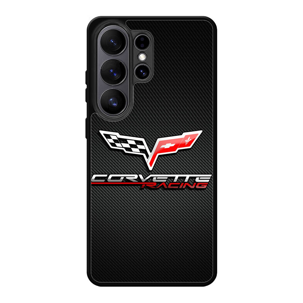 Corvette Racing Carbon Logo Samsung Galaxy S26 Plus Case