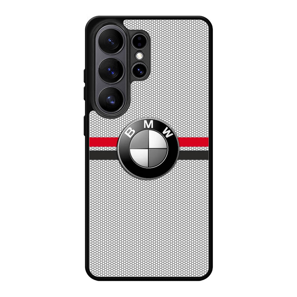 BMW Racing Red Black Logo Samsung Galaxy S26 Plus Case DC0218