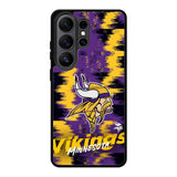 Minnesota Vikings Torn Paper Style Logo Samsung Galaxy S26 Plus Case
