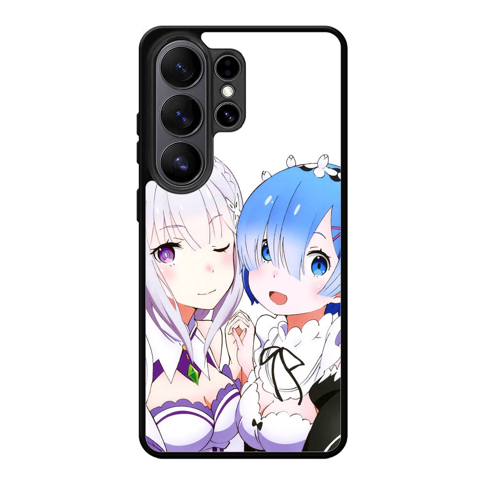 Emilia Rem Re Zero Anime Samsung Galaxy S26 Plus Case DC0603