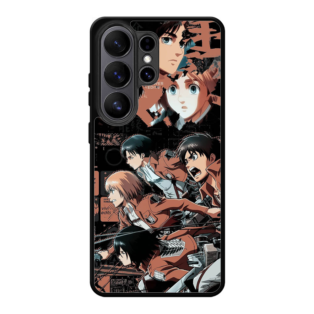 Eren Mikasa Attack On Titan Samsung Galaxy S26 Plus Case