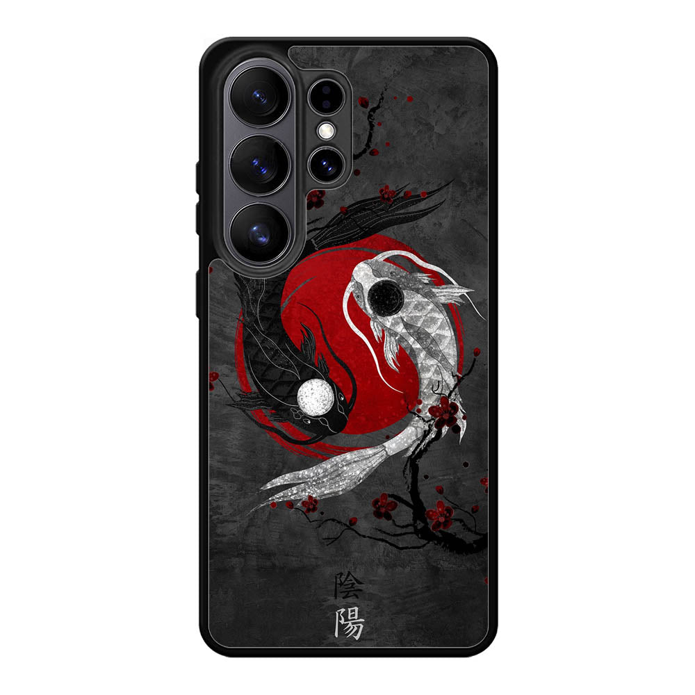 Koi Yin Yang Japan Samsung Galaxy S26 Plus Case